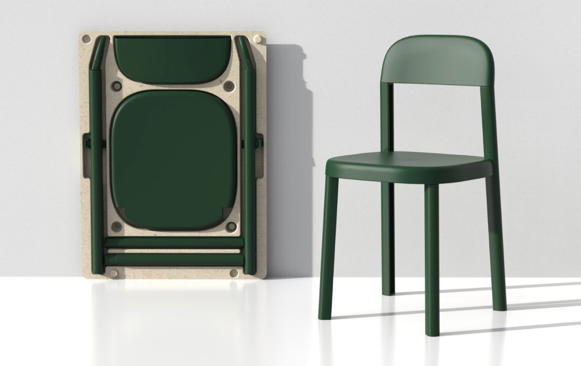 Conoce la nueva silla de plástico reciclado OTO CHAIR que trae qiiip a Chile