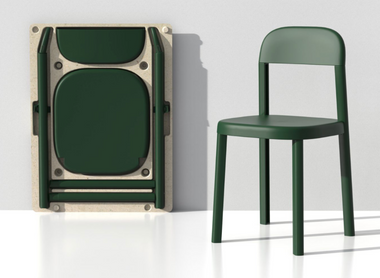 Conoce la nueva silla de plástico reciclado OTO CHAIR que trae qiiip a Chile