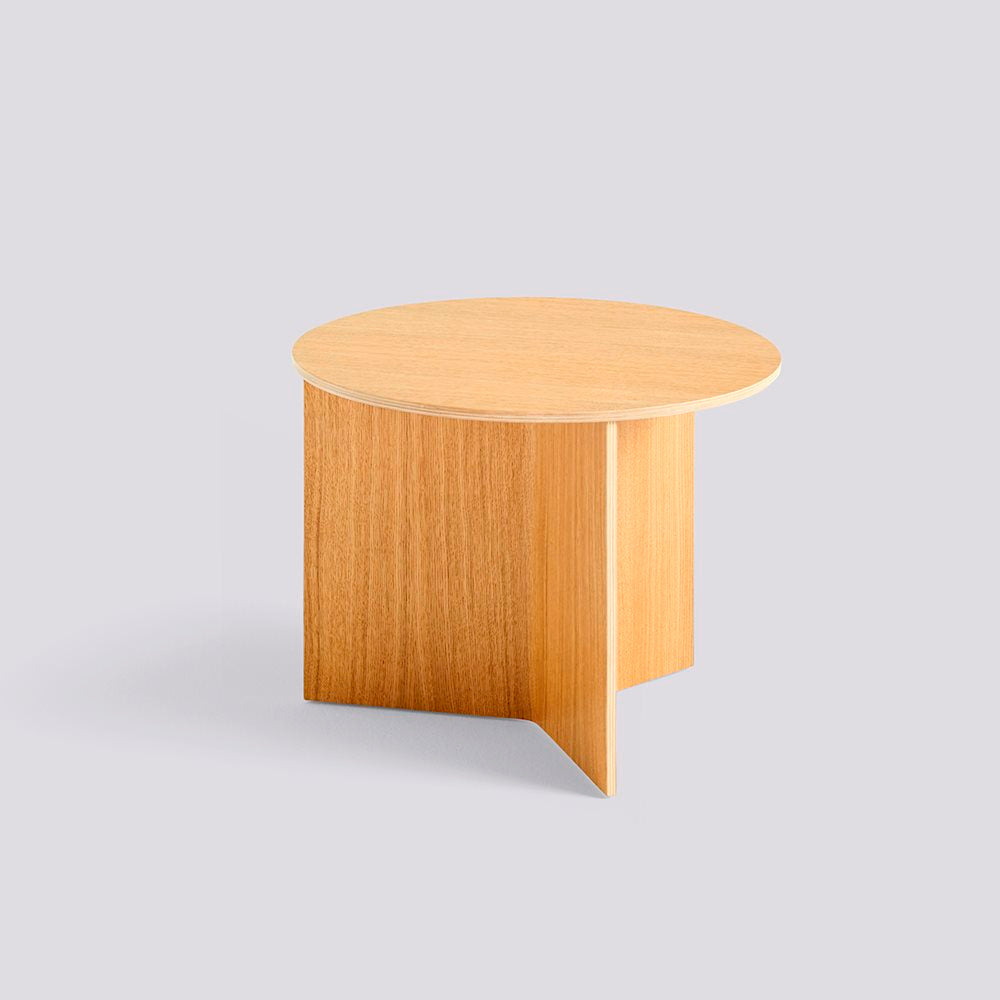 Mesa auxiliar Wood Slit Ø45cm HAY