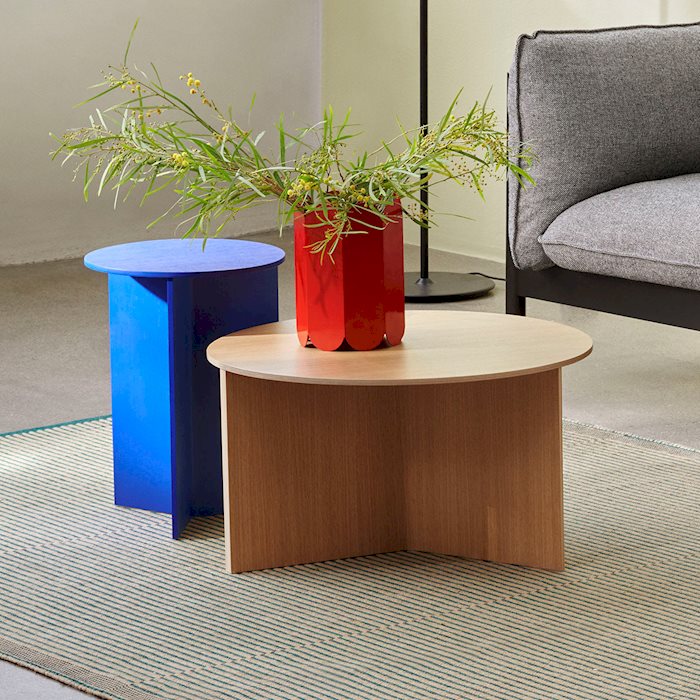 Mesa de centro Wood Slit Ø65cm HAY