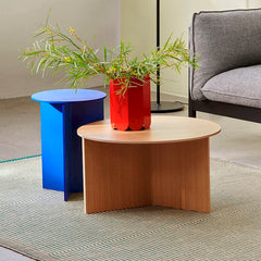 Mesa de centro Wood Slit Ø65cm HAY