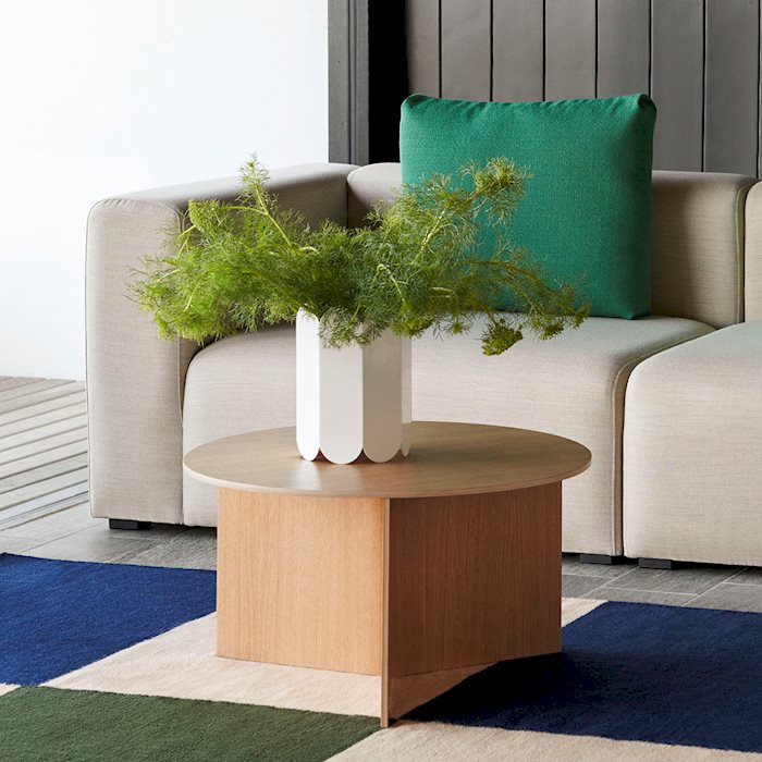Mesa de centro Wood Slit Ø65cm HAY