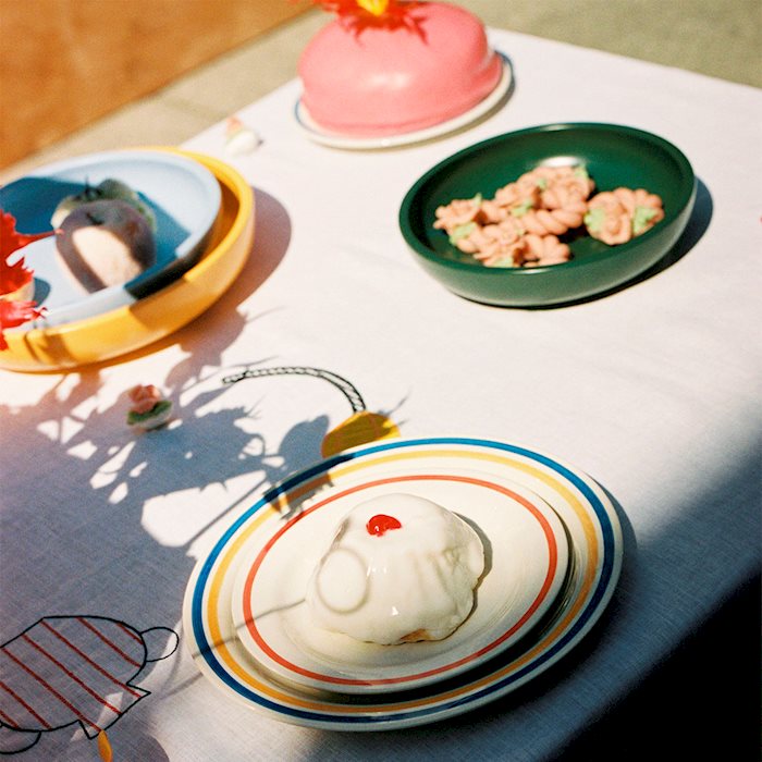 Set 2 platos Sobremesa Ø 24,5 cm Hay