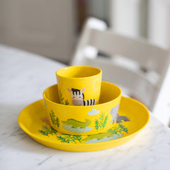 Set Plato + Bowl + Vaso Niño Koziol