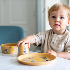 Set Plato + Bowl + Vaso Niño Koziol