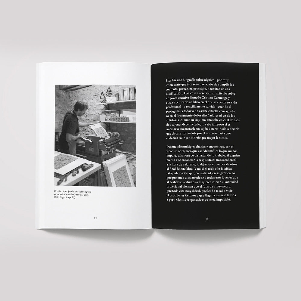 Libro Biografía anticipada de Cristian Zuzunaga