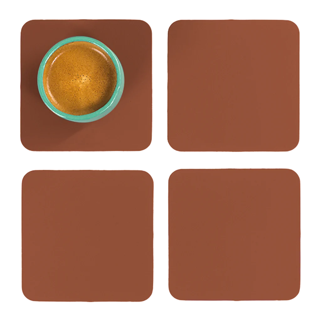 Set 4 Posavasos Ruca Square Vacavaliente