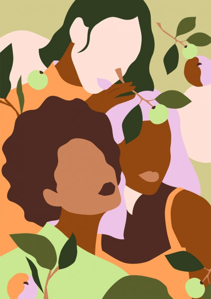 Ilustración Cueillir les mandarines Sergeant Paper
