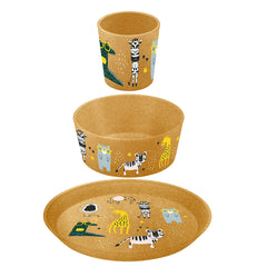 Set Plato + Bowl + Vaso Niño Koziol