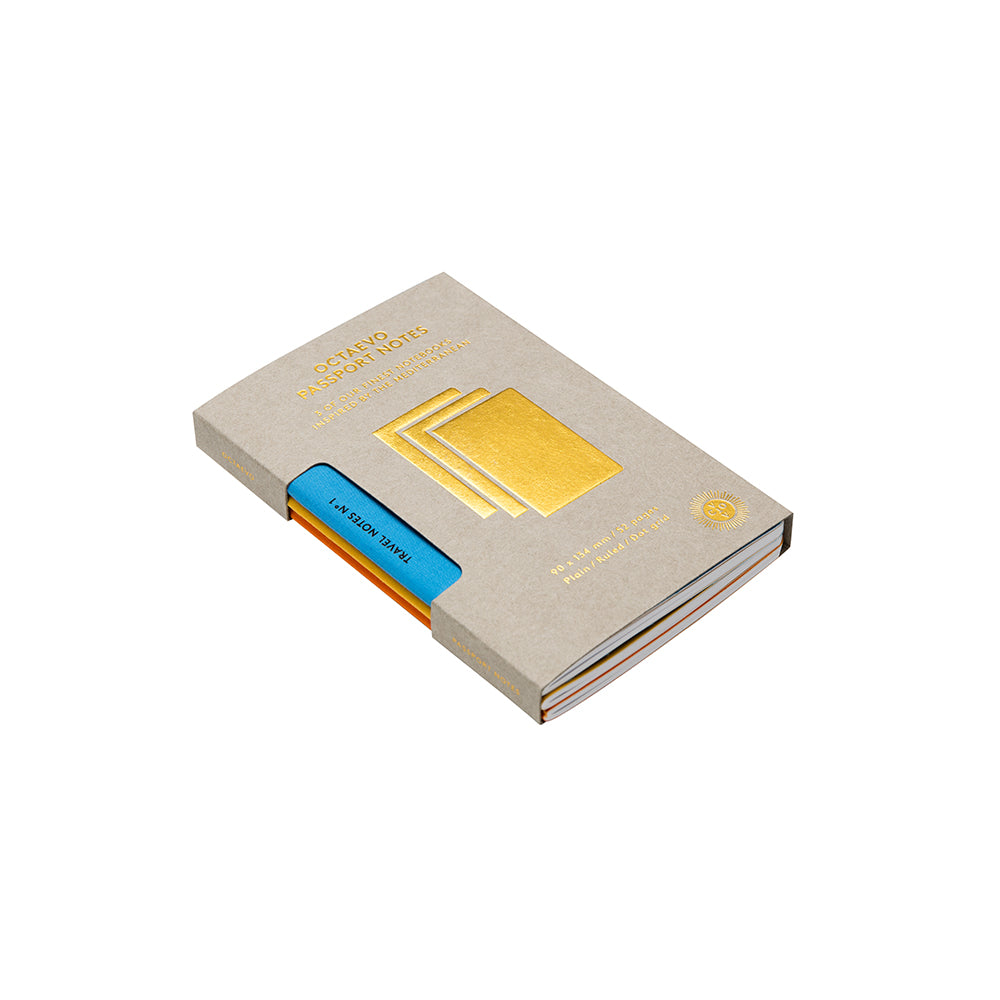Set de 3 Libretas de Notas Passport Octaevo