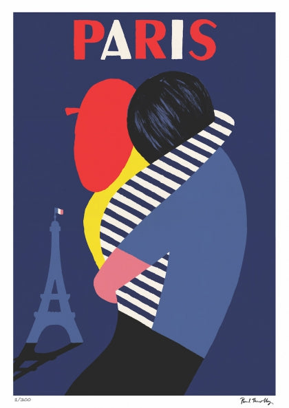Ilustración Love Paris Sergeant Paper